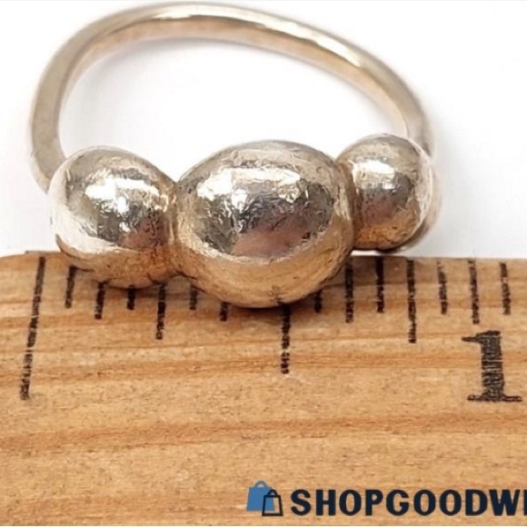 Sterling Pandora Bubble Ring 925 ALE Size 8.25 - Picture 3 of 6